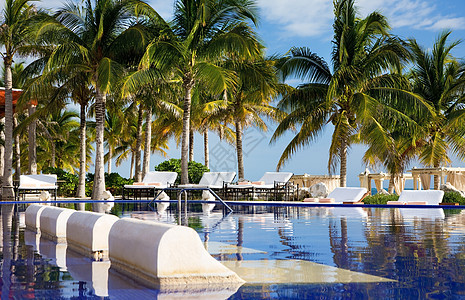 热带热带度假地 墨西哥 晴天 酒店 水 自然图片