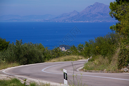 通往Makarska的道路图片