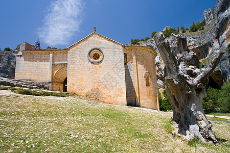 西班牙索里亚 卡斯蒂利亚和里昂圣巴托洛梅 老的 冬宫图片