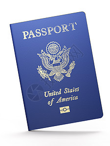 美国护照 卡片 世界 外国的 芯片 旅行 身份 海关 白色的图片