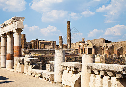 Pompeii - 考古遗址 遗产 历史的 绘画图片