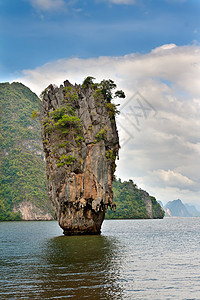 泰国詹姆斯邦德岛 地质学 异国情调 放松 树 假期图片