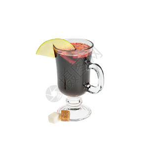 混合葡萄酒 茶 传统的 假期 甜点 鸡尾酒 玻璃 喝 香料图片
