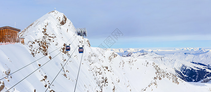 奥地利雪地度假胜地冰川 自然 蒂罗尔 山 欧洲 休息图片