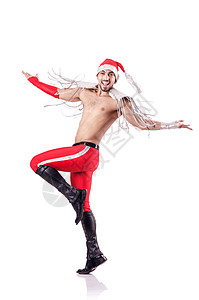舞圣塔与白色隔绝 庆典 季节 十二月 传统 演员 跳舞图片