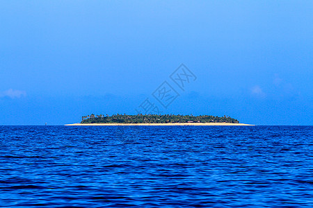 美丽的斐济环礁岛和白海滩 支撑 海景 清除 棕榈图片