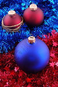 圣诞球 柔软的 红色的 庆典 季节 树 假期 装饰品 礼物背景图片