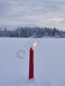 冬季雪花蜡烛 季节 卡片 冬天 火花 庆典 十二月图片