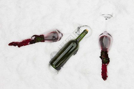 一瓶红酒和葡萄酒杯 玻璃 软木 优雅 红葡萄酒 喝图片