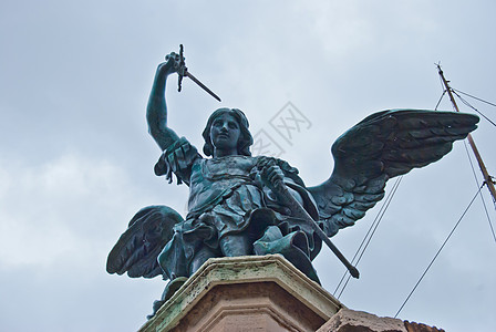 Archangel 密歇尔 宗教的 桑特 雕塑 卡斯特尔图片