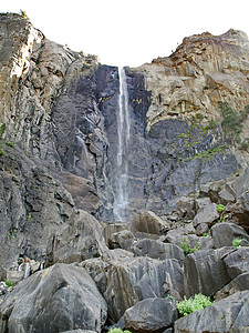 约塞米特国家公园的天使瀑布图片