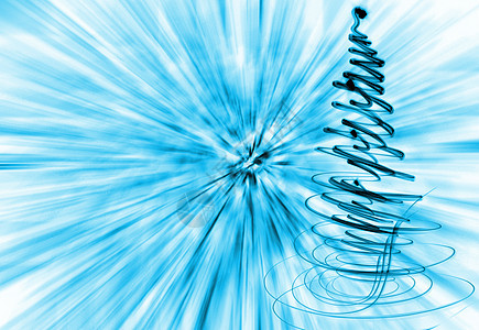 xmas树 雪星 绘画 蓝色的 艺术品 水晶 松树 十二月图片
