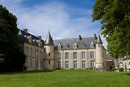法国爱尔德法兰西 瓦尔德尤伊瓦 主题法院城堡 花园 建筑学图片