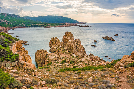 撒丁岛 哥斯达黎加帕拉迪索 水 海景 地中海 海岸图片