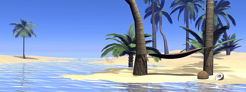 放松 - 3D 旅行 海滩 旅游 天空 海岸 晴天 假期图片