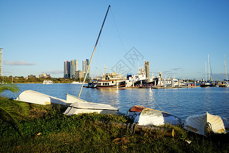 南港澳大利亚宽水金色海岸背景图片