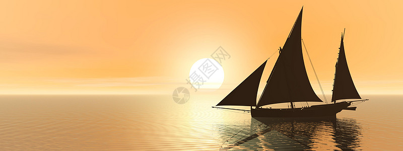 一艘帆船 美丽的 游艇 闲暇 地平线 航行 假期 帆船赛 自由图片