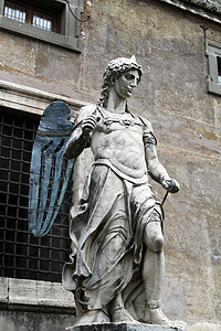 伯尼尼尼天使雕像 石头 贝尔尼尼 纪念碑 桥 筑城图片