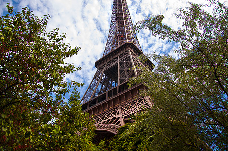巴黎埃菲尔塔 明信片 风景优美的 不朽的 纪念碑 户外 欧洲图片