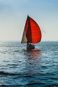 游艇参加帆船比赛活动 海滨 爱好 海景 地中海 桅杆图片