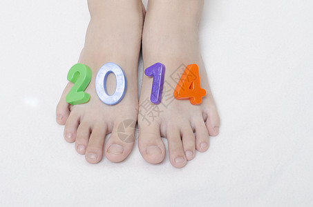 2014年新年快乐 愿望 祝 五颜六色的 天 假期 数字背景图片