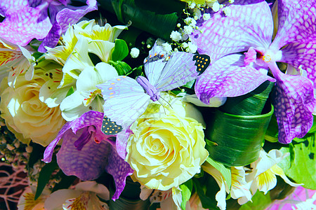 一堆鲜花 墙纸 花园 花的 情人节 婚姻 惊喜 香味 花瓣背景图片