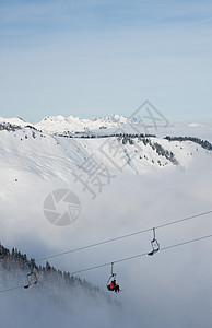 滑雪度假胜地Zell am 季节 运输 自然 旅游图片