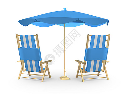 带保护伞的海滩椅子 日光浴 洁具 家具 舒适 说谎 宁静图片