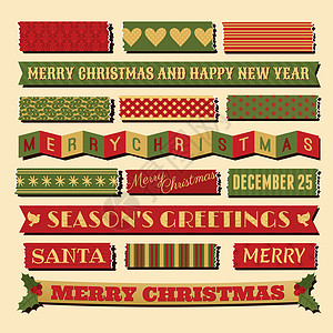 圣诞节设计要素 圣诞设计要件 纸 标签 销售图片
