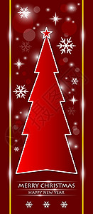 圣诞树 庆典 幸福 白色的 红色的 星星 有创造力的 金子 季节性的图片