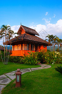 泰国 巴厘语 公园 房子 招待所 美丽的 旅游 大堂 建筑 假期图片