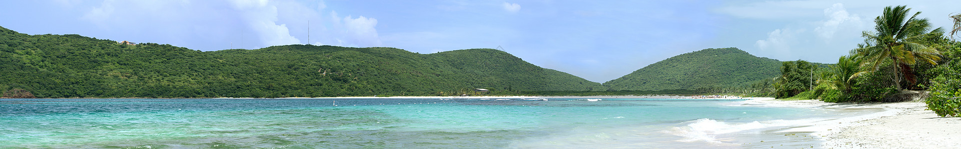 弗拉门科海滩库莱布拉全景图片