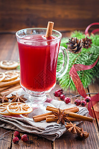圣诞节拳 假期 柠檬 冬天 星星 桌子 浆果 酒精图片