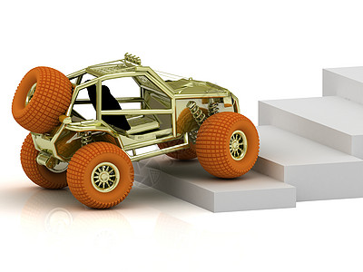 无线电控制模型虫 轮胎 橙子 运动 金属 美丽 越野车图片