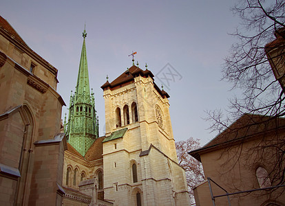 瑞士日内瓦圣皮埃尔大教堂 瑞士日内瓦 建筑学图片