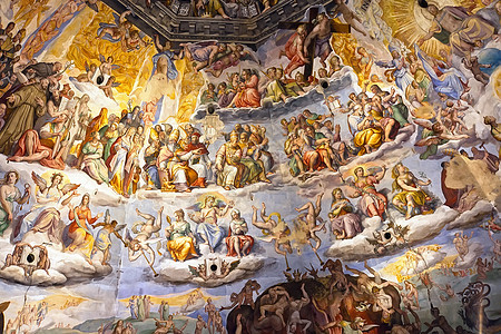 佛罗伦萨大教堂 绘画 壁画 教会 基督教 旅行 著名的图片