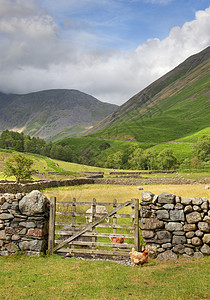 Wasdale 头 坎布里亚 假期 坎布里亚郡 石头图片