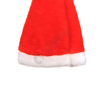 单身圣诞老人红色帽子 圣诞节 织物 假期 传统 毛皮图片
