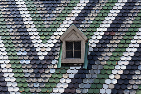 屋顶闪烁 装饰的 木头 木制的 教会 斯蒂芬 大教堂 建造背景图片