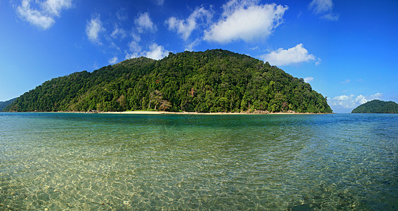 张吴高素林附近浮游点的蓝色水晶海图片