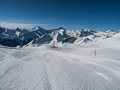 Silvretta 竞技滑雪度假胜地 美丽图片