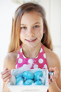 复活节 青年 静物 粉色的 女孩 兔子 童年 波尔卡圆点 青春期前图片