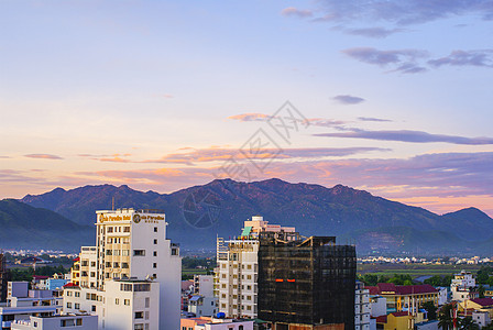 山地景 热带 太平洋海洋城市观 纳特朗维特纳 水 蓝色的图片