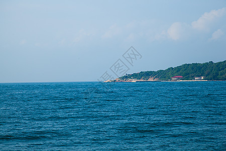 泰国 帕塔亚 科赫拉恩 岩石 海 海滩 晴天 假期图片