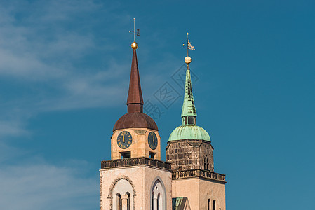 德国马格德堡圣约汉尼斯教堂 日出 教会 圣约翰教堂 萨克森-安哈特图片