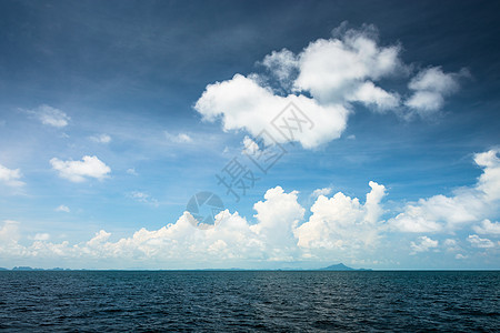 泰国的海和蓝天空 假期 海洋 海景 水 自然 南部图片