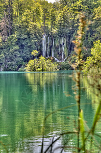 克罗地亚的利塔柴湖 干净的 欧洲 世界 国家的 公园图片