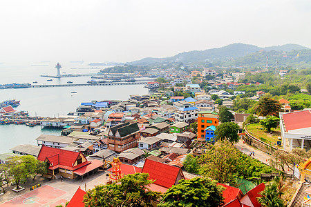 海观海景 山 快乐的 岩石 浪漫的 美丽的 建筑 云图片