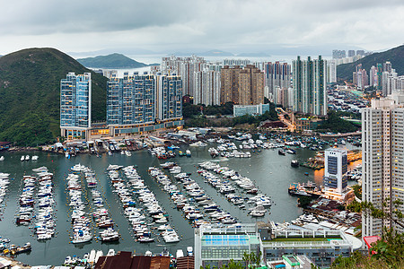 香港阿伯丁台风避难所图片