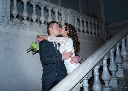 婚礼仪式 注册表 楼梯 墙 新娘 假期 夫妻 洞察力背景图片